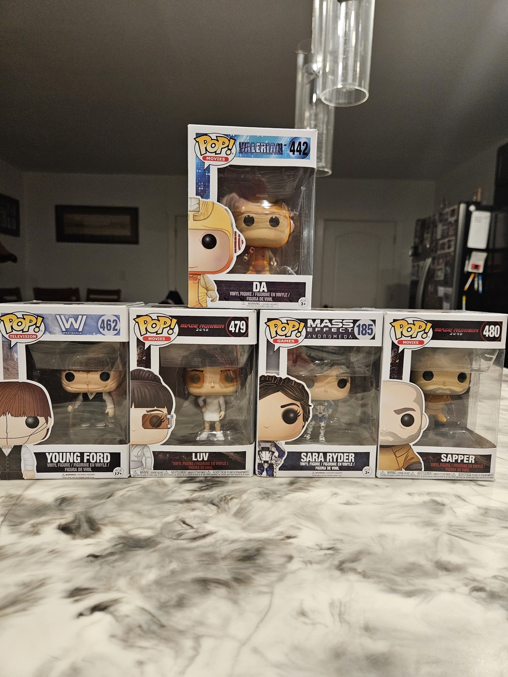 Funko Pop! Assorted Figures - White, Black, Brown, Yellow